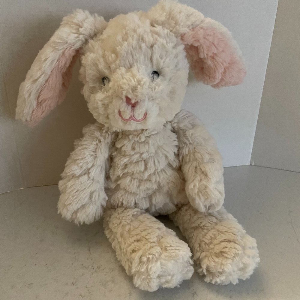 Mary Meyer Soft Fluffy White Bunny 11-inch Cuddly